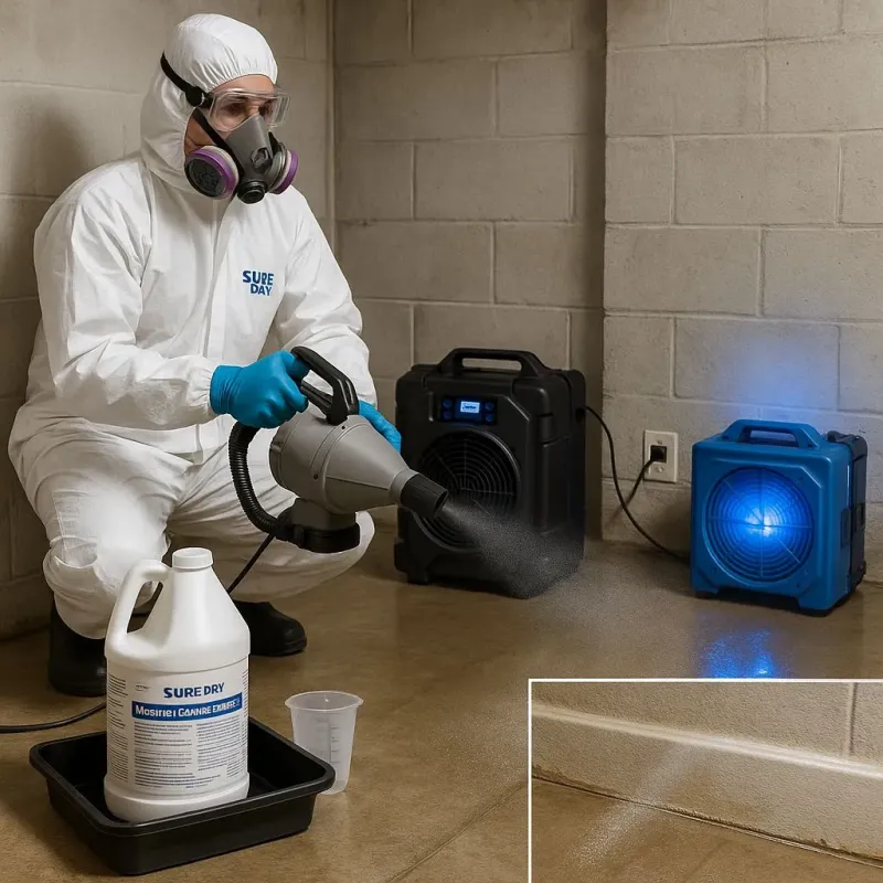 Sanitization and Odor Removal process in Moline, IL
